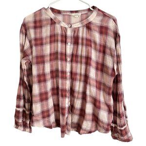 Lucky Brand Stripe Button Front Shirt XS